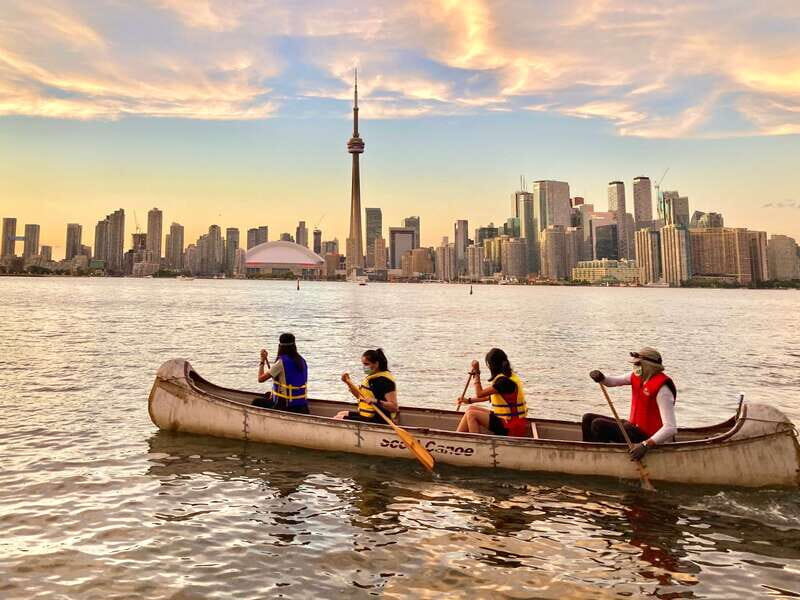 Toronto Islands: Sunset Canoe Tour - Price and value: what $61 buys you