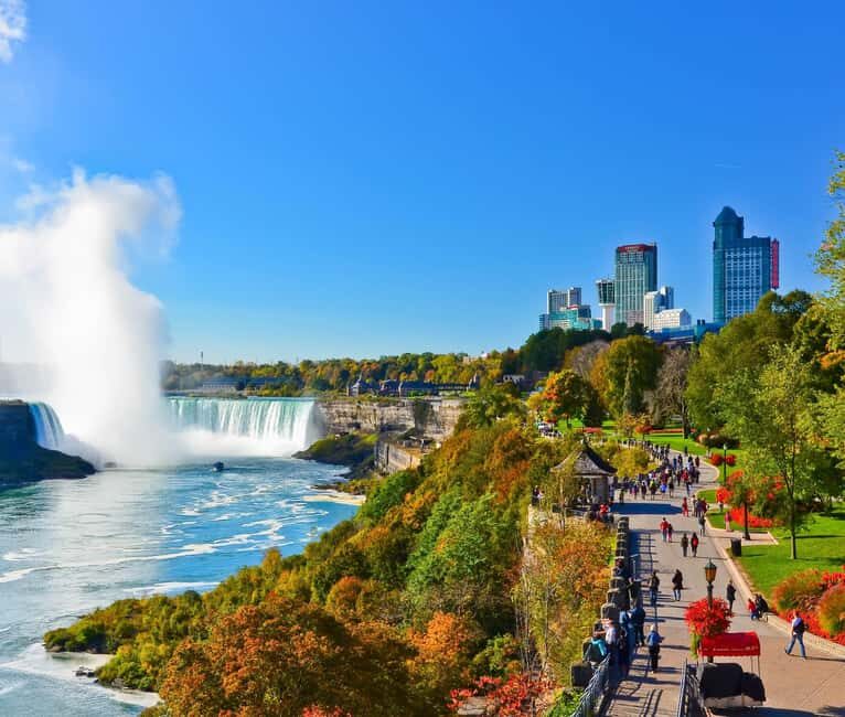 Toronto: Niagara Falls & NOTL Heritage Town Guided Day Tour - Floral Clock and Niagara-on-the-Lake: The Charms-and-Shopping Reset