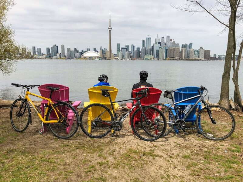 Toronto Waterfront and Islands Guided Bicycle Tour - Entering the Distillery District at 11 Gristmill Lane