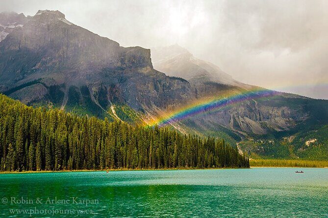 Tour of Yoho National Park See Canada's Second Highest Waterfall - Natural Bridge: a fast geology stop with the Kicking Horse River story