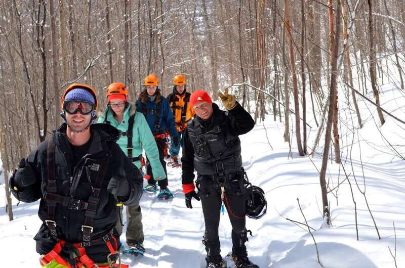 Tyroparc: Mega Ziplines and Hiking in the Laurentians - The Tipi Fire Stop: A Small Reset Before You Fly