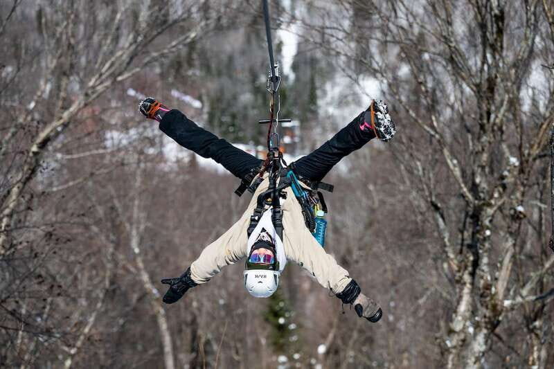 Tyroparc: Mega Ziplines and Hiking in the Laurentians - How Many Ziplines You’ll Actually Ride (2 vs 4 in Summer)