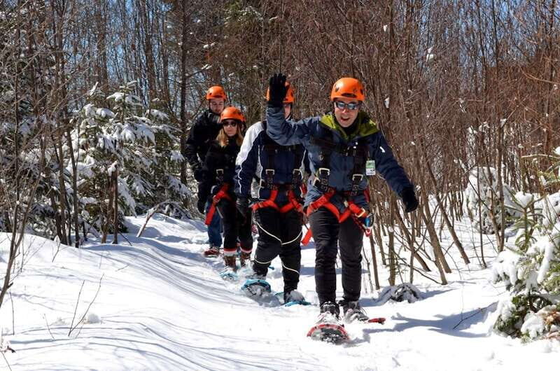 Tyroparc: Mega Ziplines and Hiking in the Laurentians - The 1.3 km Forest Hike: Your Warm-Up (and Your Workout)