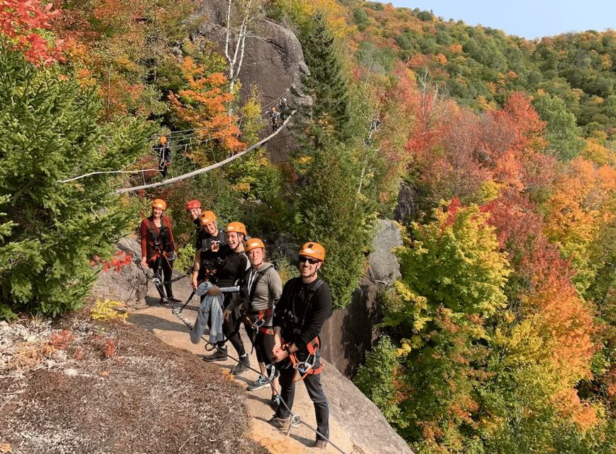 Tyroparc: Via Ferrata and Hiking in the Laurentians - The 450-Meter Hike to the Via Ferrata Start