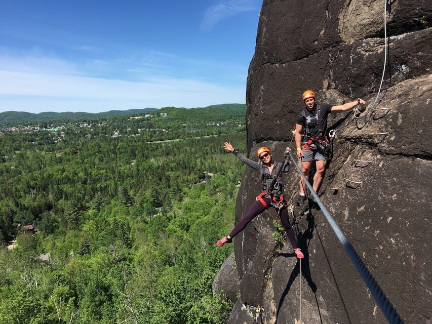 Tyroparc: Via Ferrata and Hiking in the Laurentians - Start at Tyroparc: Safety Briefing Comes First