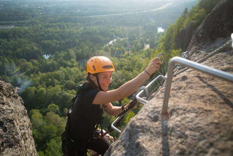 Tyroparc: Via Ferrata Guided Tour and Zipline Combo Ticket - The 450-Meter Hike to the Cliffs: Warming Up Before the Challenge