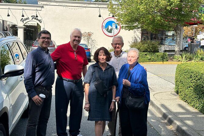 Vancouver and North Shore Grand City Tour with your luggage - Lions Gate Bridge story time: history on a 3-lane crossing