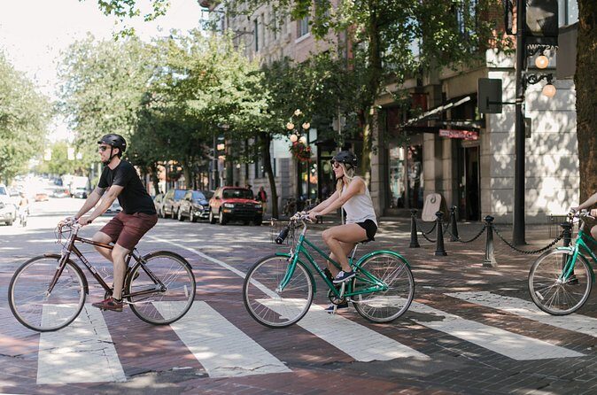 Vancouver Bike or Ebike Rental - Self Guided Map provided - Stop 3: Gastown—Old Vancouver Vibes at Street Level