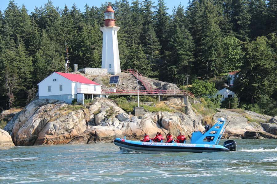 Vancouver: City and Seal Boat Tour - English Bay to Seal Colony: the route in plain language