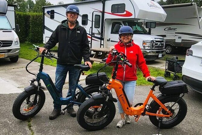 Vancouver E-Bike Rentals - Premium Seawall Bike Path Location - Where to Start: Plaza of Nations on the AAA Bike Lane