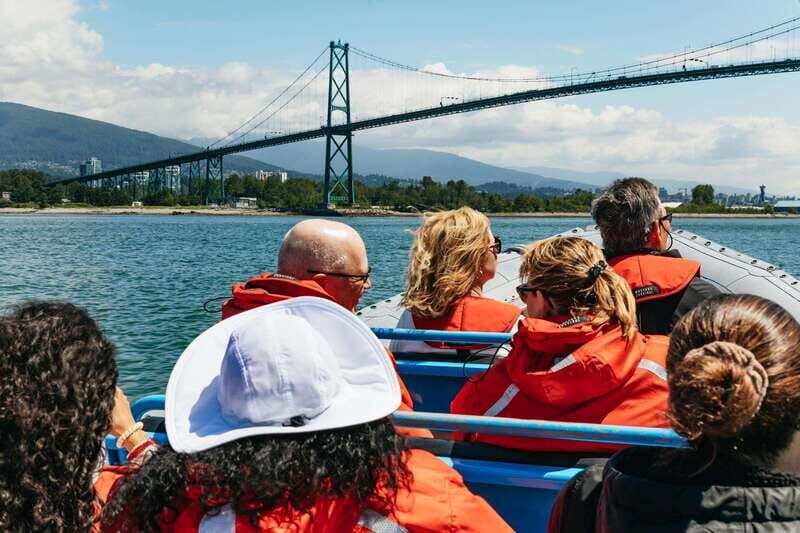 Vancouver: Indian Arm and Granite Falls Zodiac Boat Tour - Wildlife chances: seals, eagles, and why binoculars help