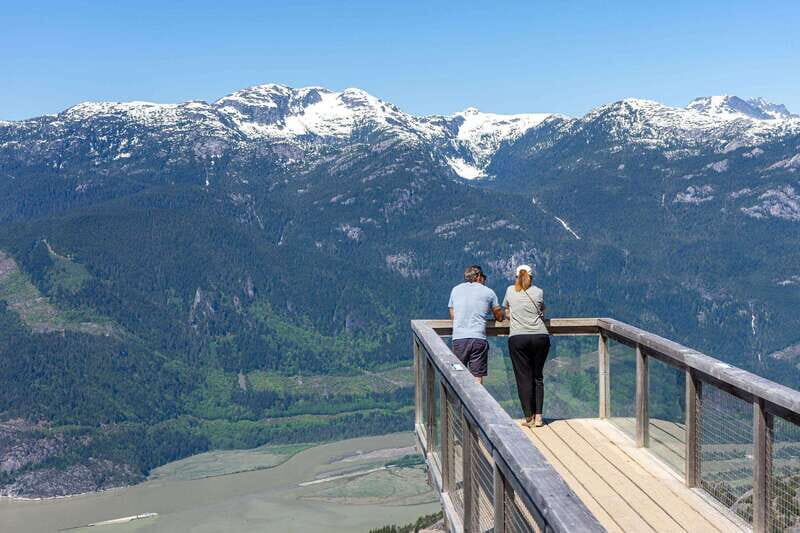 Vancouver: Sea To Sky Highway, Gondola, & Whistler Day Trip - Shannon Falls viewpoint: where the spray makes it real
