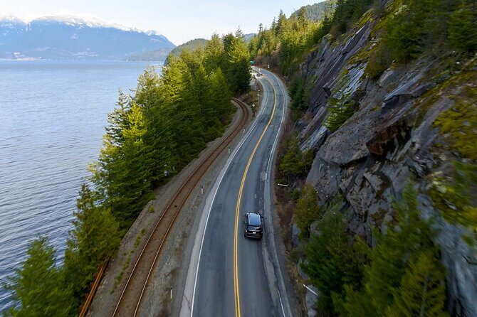 Vancouver to Whistler Private Self Guided Audio Tour - Shannon Falls Provincial Park: a 335 m waterfall with easy access