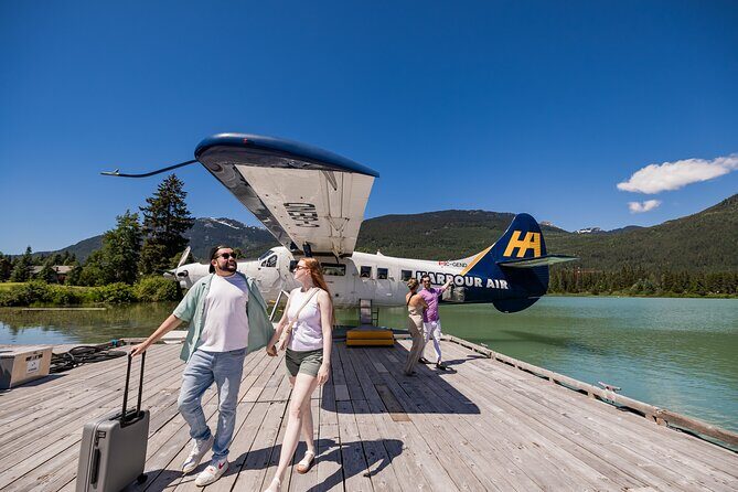 Vancouver to Whistler Scenic Seaplane Transfer: One Way - Landing at Green Lake: the Whistler arrival moment