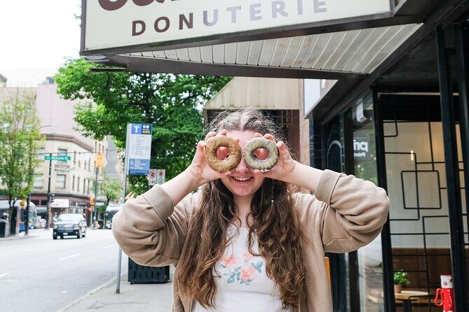 Vancouver’s Sweetest Stroll: A Delicious Donut Experience - Lee’s Donuts on Water Street, ending at the Steam Clock