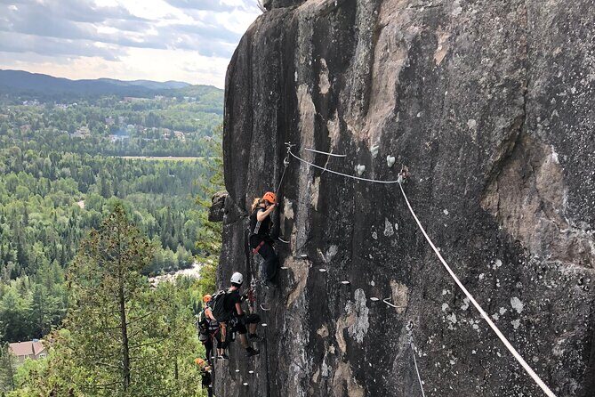 Via Ferrata Mont-Catherine - The guide makes the difference: Charles and a small-group pace