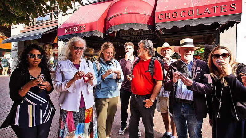 Victoria Bites and Sights Tour with Food, Drinks and Ferry - Market Square and the “most Canadian food” moment