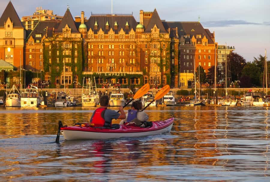 Victoria: Sunset Kayak Tour - Where the sunset kayak starts: Swift St and getting on the water fast