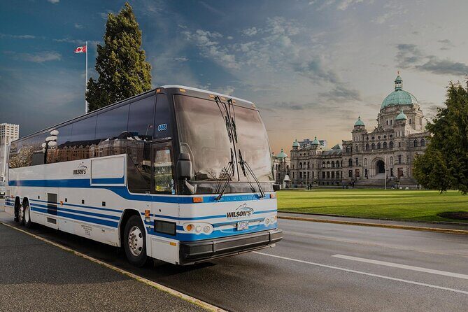 Victoria to Vancouver - Coach Bus Transfer - Ferry crossing to Tsawwassen: scenic views plus onboard conveniences