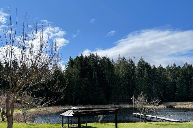 Victoria Wine Tour with Wine Tastings and Charcuterie - Unsworth Vineyards Tasting Room: a shorter finale with scenic calm