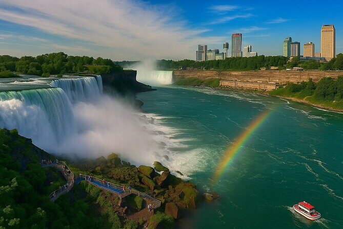 Walking Tour + Boat Ride + Skylon Tower Observation Deck (Canada) - The Guided Walk Past the American and Canadian Falls