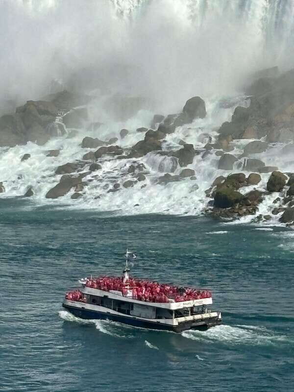 Walking Tour of Niagara Falls Canada and Hornblower Boat - Hornblower timed entry: the 20-minute self-guided cruise under the falls