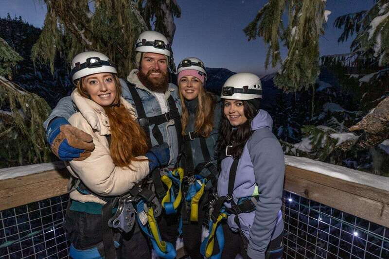 Whistler: 2-Hour Evening Zip Line Adventure - What to wear: cold air is part of the deal