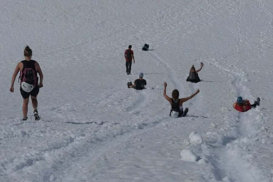 Whistler: Guided Glacier Glissading and Hiking Tour - Glacier glissading on Horstman Glacier: beginner-friendly adrenaline