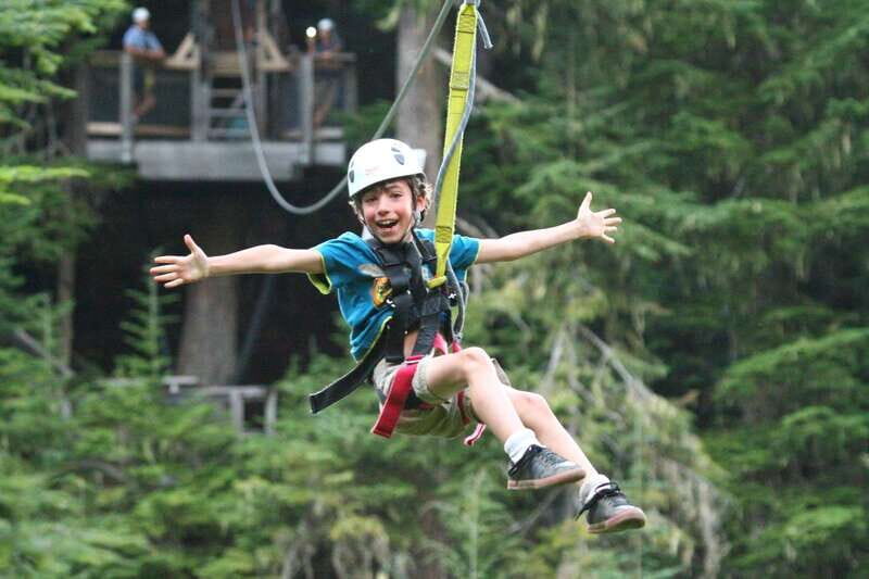 Whistler Zipline Experience: Ziptrek Bear Tour - The Suspension Bridge and Big Doug: A Calm Hit Before Flight