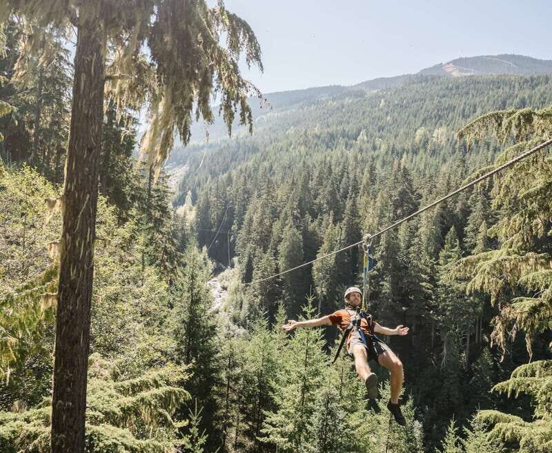 Whistler Zipline Experience: Ziptrek Bear Tour - The Shuttle Ride and the 2010 Olympic Track Passing Moment