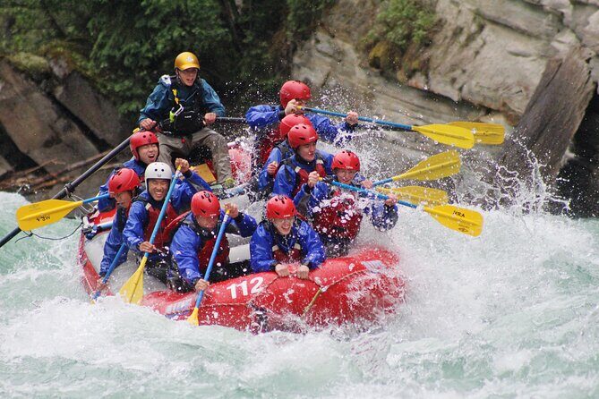 Whitewater Rafting on Jasper's Fraser River - Getting ready: swimwear under clothes, no cotton, and warm clothes ready
