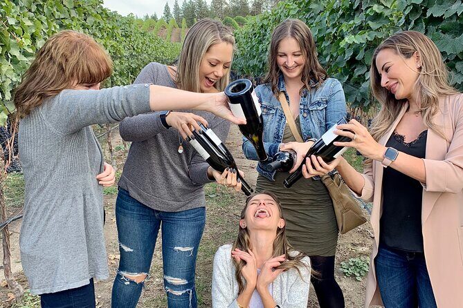 Wine Tour Experience In Lake Country 5 Wineries - Stop 1: Arrowleaf Cellars for lake views and a picnic-style share
