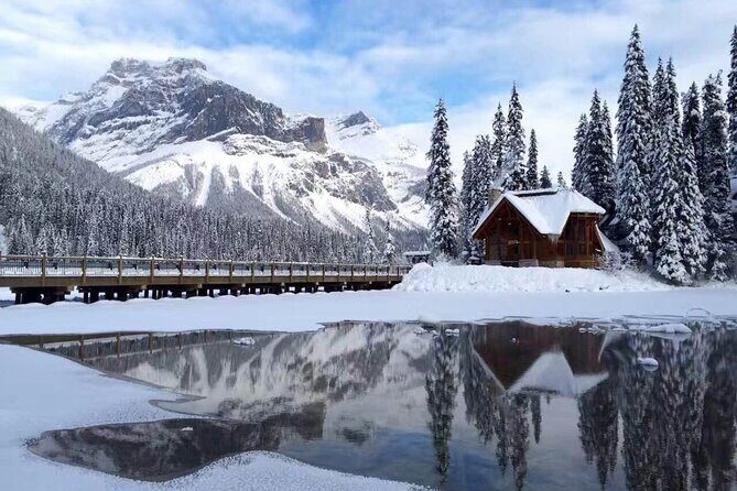 Winter Trip: Lake Louise, Marble Canyon, Emerald Lake, Banff - Marble Canyon in winter: seven bridges, zigzags, and frozen waterfalls