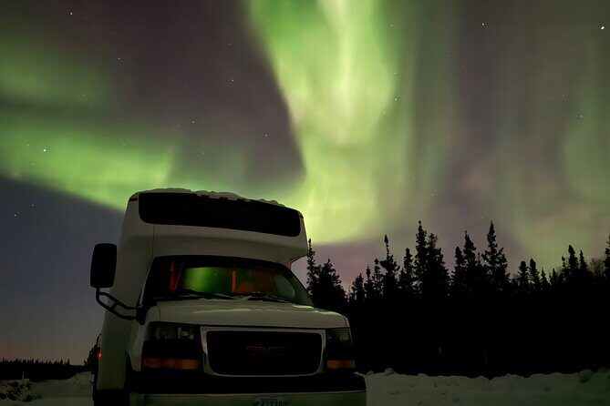 Yellowknife Aurora Hunting Tours by Bus - Stop 1: Yellowknife River Territorial Park Day Use Area