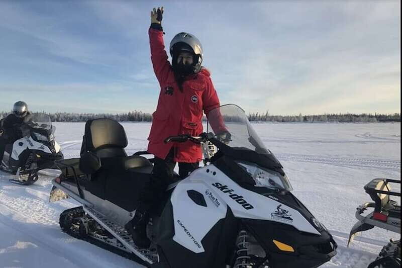 Yellowknife: Backcountry Snowmobile Tour in Yellowknife - Van pickup to base camp: fast start, less hassle